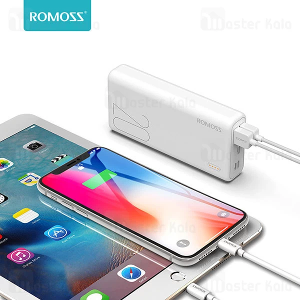 پاوربانک 20000 میلی آمپر روموس Romoss Powerbank PSL20 توان 2.1 آمپر