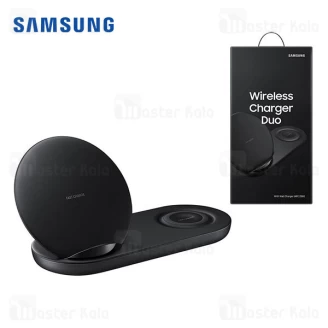 شارژر وایرلس دوتایی سامسونگ Samsung Wireless Charger Duo EP-N6100TBEGWW توان 15 وات