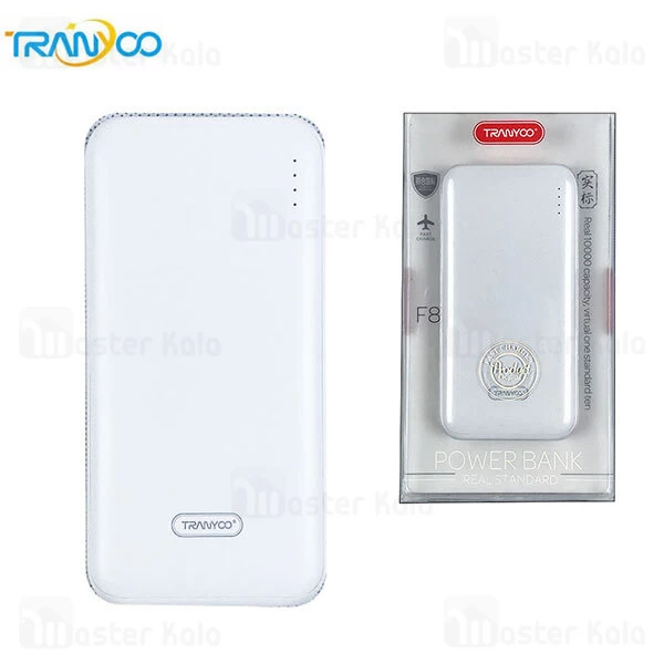 پاوربانک 10000 میلی آمپر ترانیو Tranyoo F8  PowerBank توان 2.1 آمپر