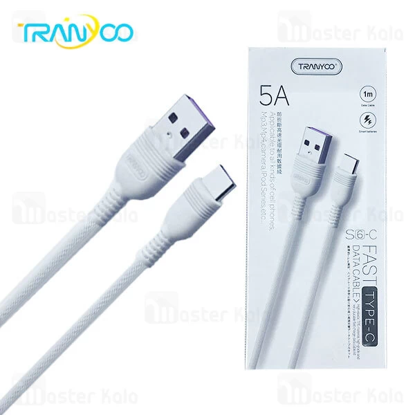 کابل Type C سوپرشارژ ترانیو Tranyoo S6-C توان 5 آمپر