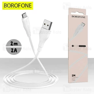 کابل میکرو یو اس بی بروفون Borofone BX18 Cable توان 2 آمپر و طول 2 متر