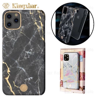 قاب طرح سنگ Apple iPhone 11 Pro Max Kingxbar Swarovski Marble Series Btarcraft