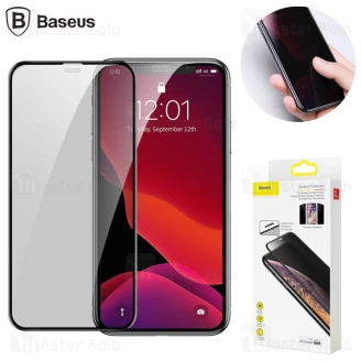 پک 2 تایی گلس حریم شخصی تمام صفحه تمام چسب Apple iPhone 11 / XR Baseus SGAPIPH61S-WC01