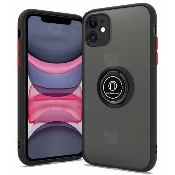 قاب محافظ Apple iPhone 11 Matte Hybrid Ring Case