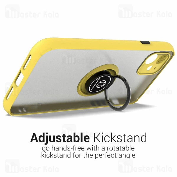 قاب محافظ Apple iPhone 11 Matte Hybrid Ring Case
