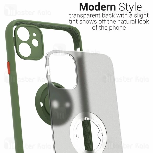 قاب محافظ Apple iPhone 11 Matte Hybrid Ring Case