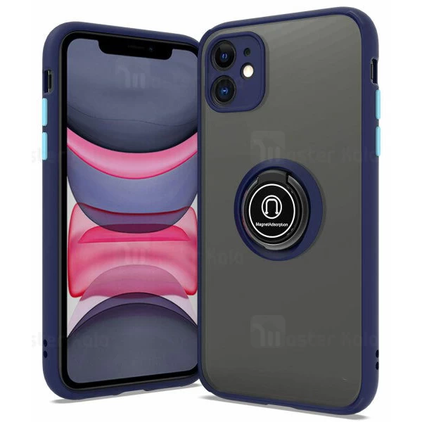 قاب محافظ Apple iPhone 11 Matte Hybrid Ring Case