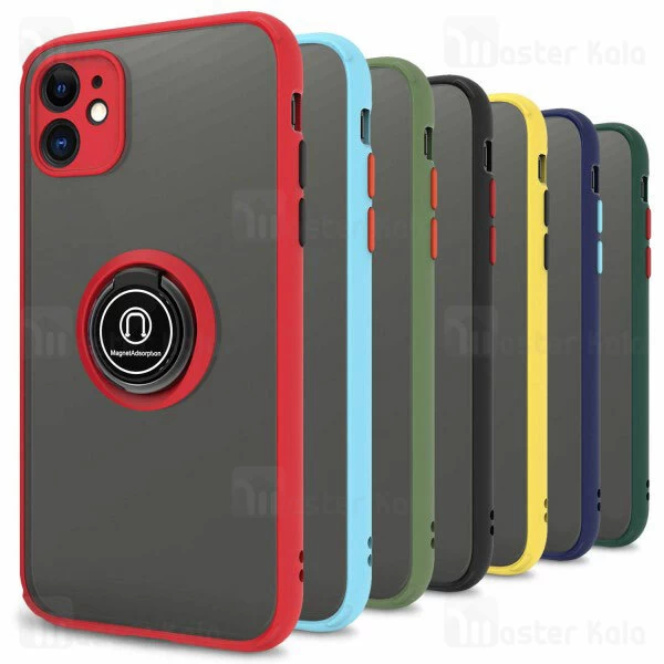 قاب محافظ Apple iPhone 11 Matte Hybrid Ring Case