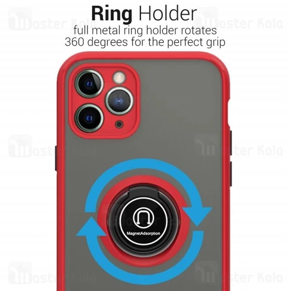 قاب محافظ Apple iPhone 11 Pro Max Matte Hybrid Ring Case