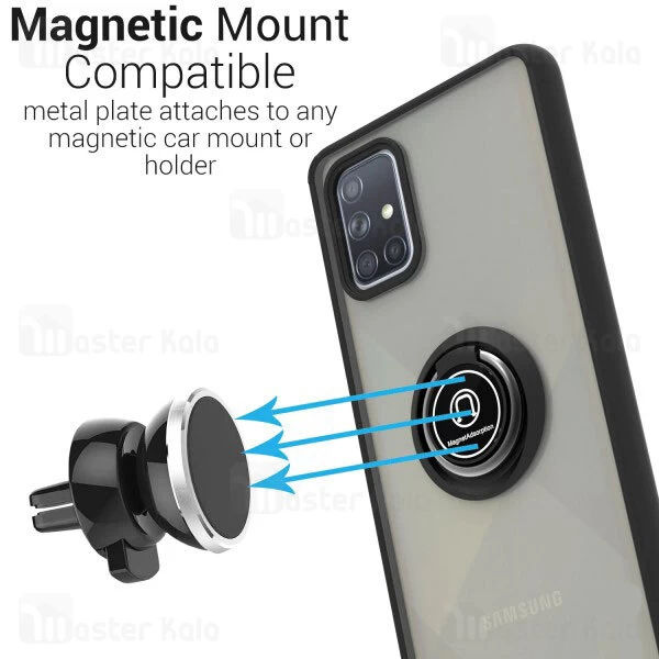 قاب محافظ Samsung Galaxy A51 / A515 Matte Hybrid Ring Case