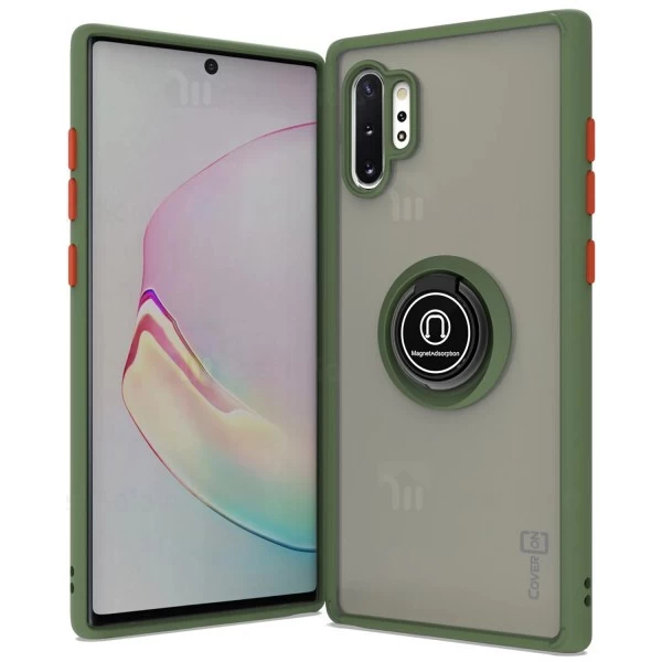 قاب محافظ Samsung Galaxy Note 10 Plus Matte Hybrid Ring Case