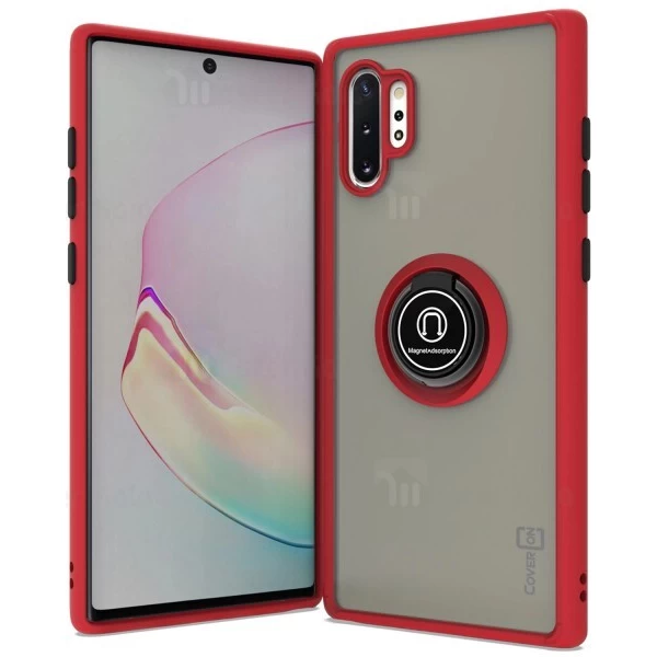 قاب محافظ Samsung Galaxy Note 10 Plus Matte Hybrid Ring Case