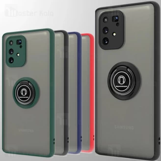 قاب مات هیبریدی انگشتی Samsung Galaxy S10 Lite / A91 Matte Hybrid Ring Case
