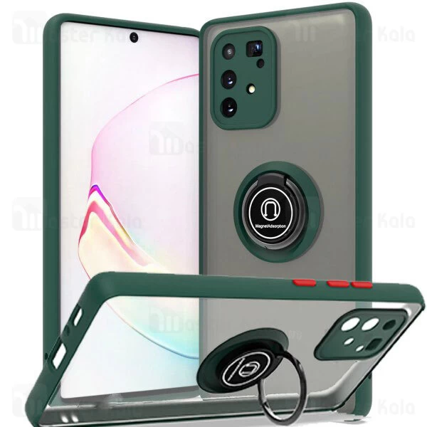 قاب محافظ Samsung Galaxy S10 Lite / A91 Matte Hybrid Ring Case