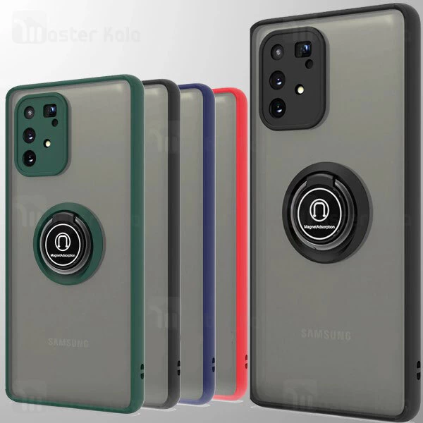 قاب محافظ Samsung Galaxy S10 Lite / A91 Matte Hybrid Ring Case