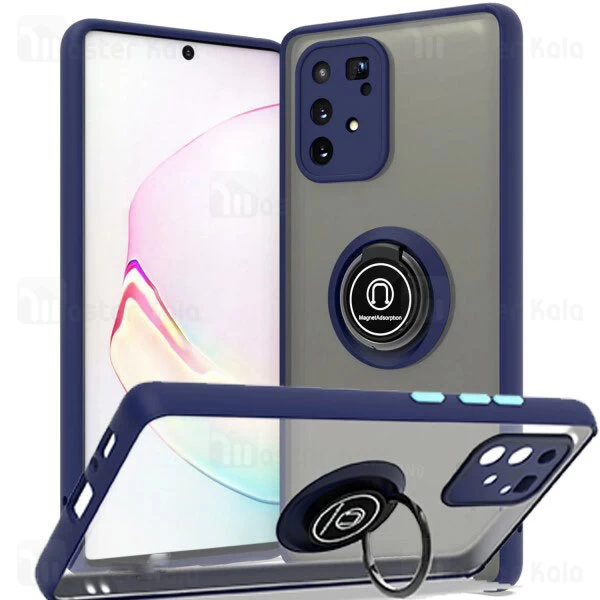 قاب محافظ Samsung Galaxy S10 Lite / A91 Matte Hybrid Ring Case