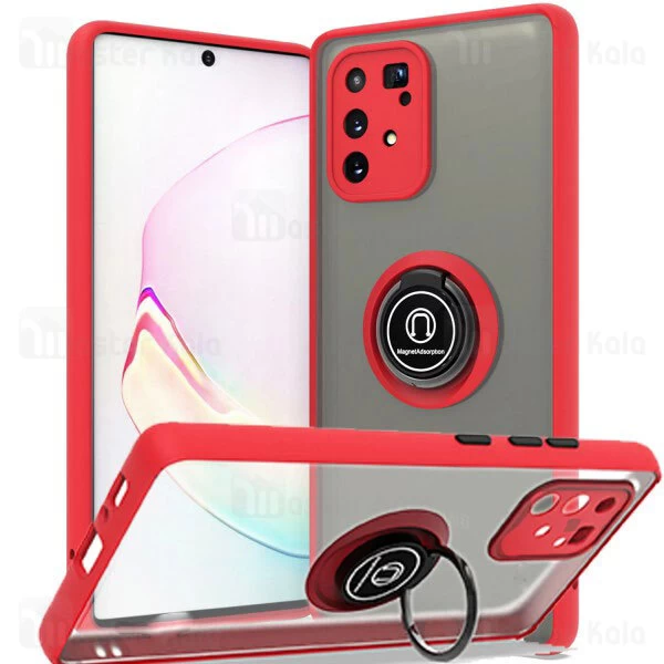 قاب محافظ Samsung Galaxy S10 Lite / A91 Matte Hybrid Ring Case