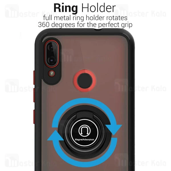 قاب محافظ Xiaomi Redmi Note 7 / Note 7 Pro Matte Hybrid Ring Case