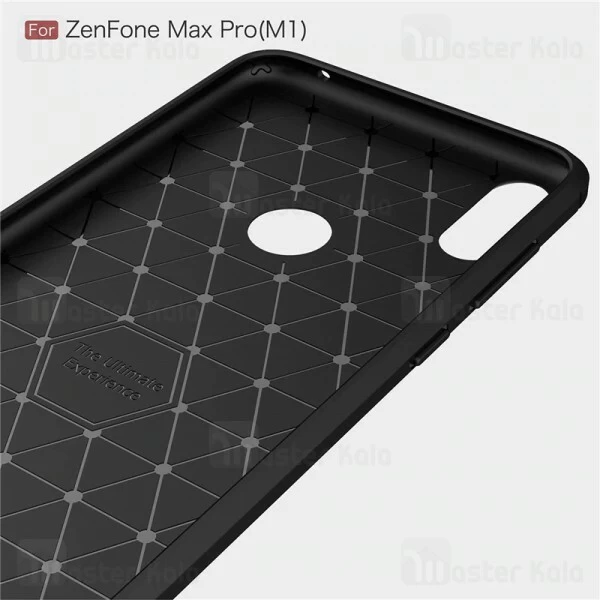 قاب محافظ ژله ای Asus Zenfone Max Pro M1 ZB601KL / ZB602KL Fiber Carbon Rugged Armor Case