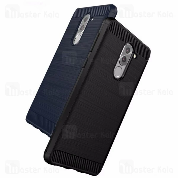 قاب محافظ ژله ای Huawei Honor 6x / GR5 2017 Fiber Carbon Rugged Armor Case