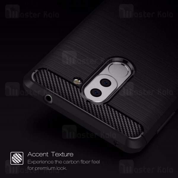 قاب محافظ ژله ای Huawei Honor 6x / GR5 2017 Fiber Carbon Rugged Armor Case