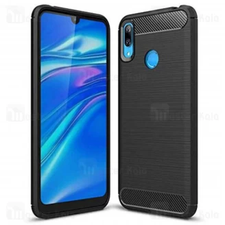 قاب محافظ ژله ای هواوی Huawei Y7 Prime 2019 Rugged Armor Fiber Carbon