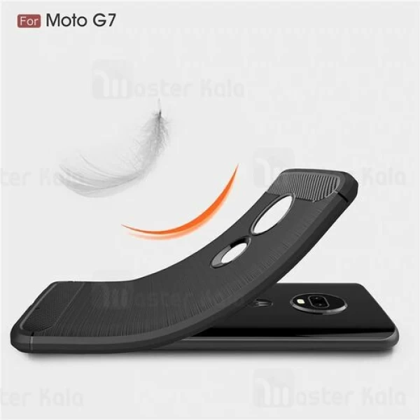 قاب محافظ ژله ای Motorola Moto G7 Fiber Carbon Rugged Armor Case