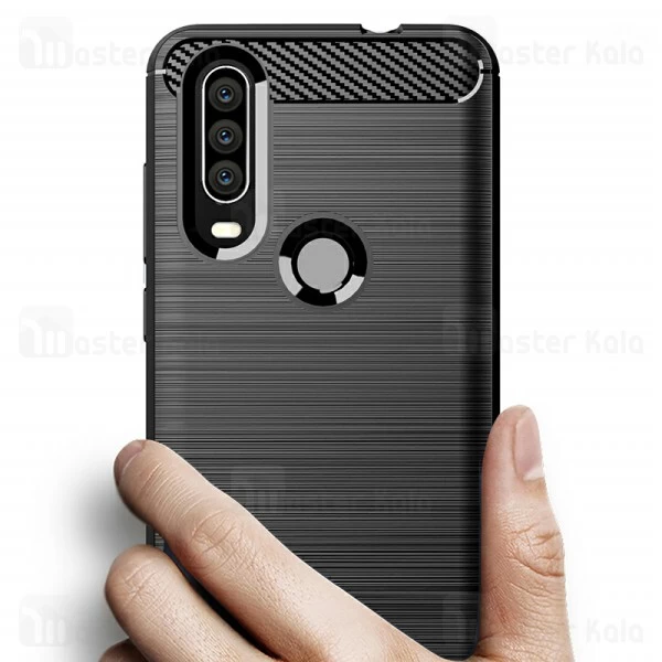 قاب محافظ ژله ای Motorola One Action Fiber Carbon Rugged Armor Case