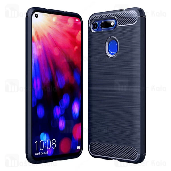 قاب محافظ ژله ای Huawei Honor View 20 / V20 Fiber Carbon Rugged Armor Case