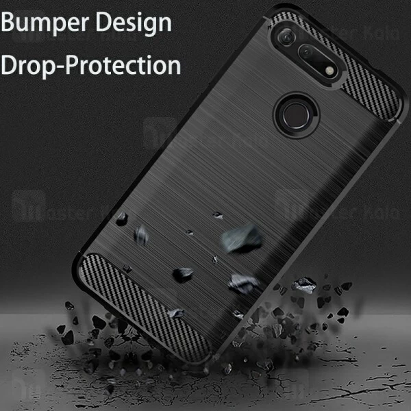قاب محافظ ژله ای Huawei Honor View 20 / V20 Fiber Carbon Rugged Armor Case
