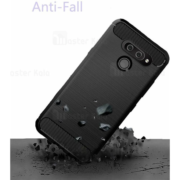 قاب محافظ ژله ای LG K50 / K12 Max Fiber Carbon Rugged Armor Case
