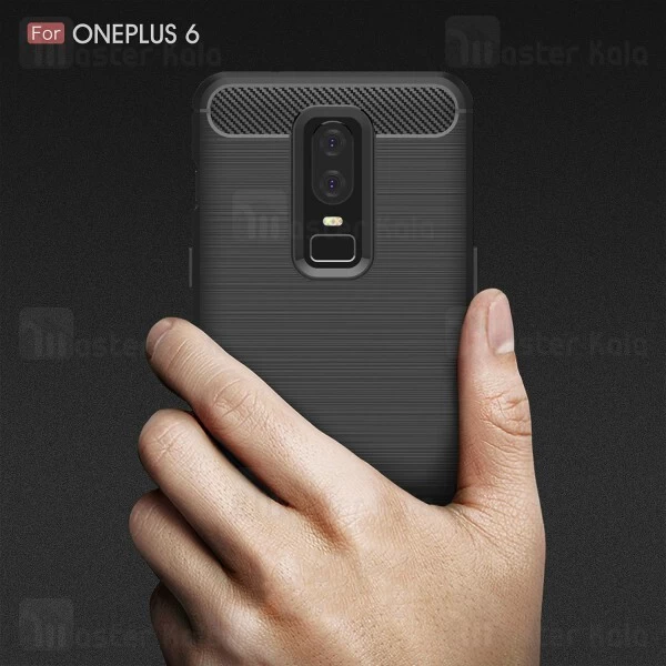 قاب محافظ ژله ای OnePlus 6 / A6000 Fiber Carbon Rugged Armor Case