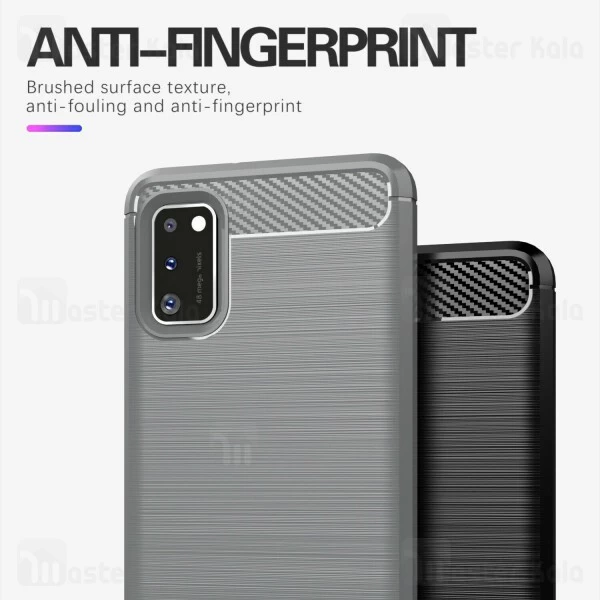 قاب محافظ ژله ای Samsung Galaxy A41 Fiber Carbon Rugged Armor Case