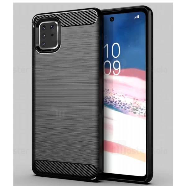 قاب محافظ ژله ای Samsung Galaxy Note 10 Lite Fiber Carbon Rugged Armor Case