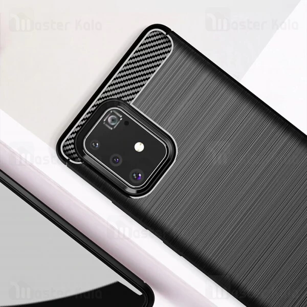 قاب محافظ ژله ای Samsung Galaxy S10 Lite Fiber Carbon Rugged Armor Case