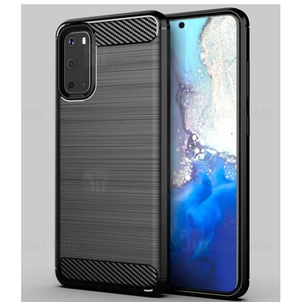 قاب محافظ ژله ای Samsung Galaxy S20 Fiber Carbon Rugged Armor Case