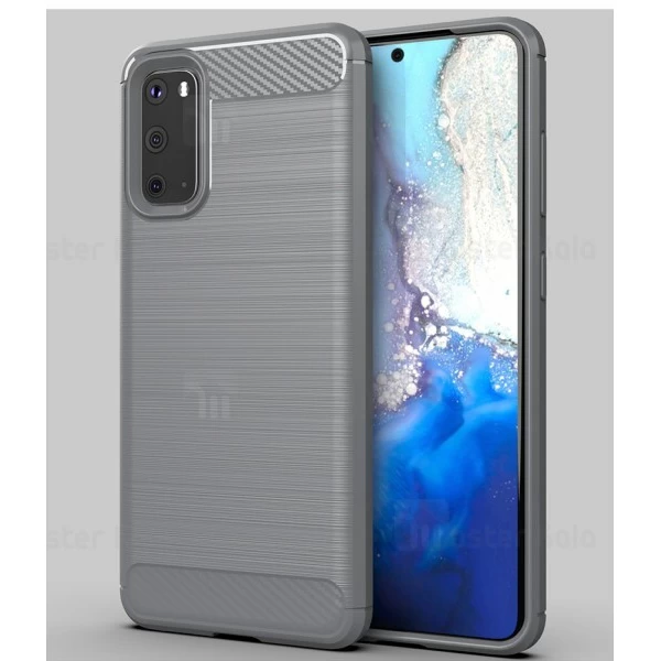 قاب محافظ ژله ای Samsung Galaxy S20 Fiber Carbon Rugged Armor Case