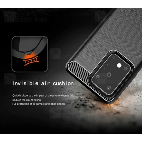 قاب محافظ ژله ای Samsung Galaxy S20 Ultra Fiber Carbon Rugged Armor Case