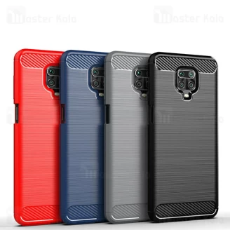قاب فیبر کربنی شیائومی Xiaomi Redmi Note 9s / Note 9 Pro / Note 9 Pro Max Rugged Armor Fiber Carbon