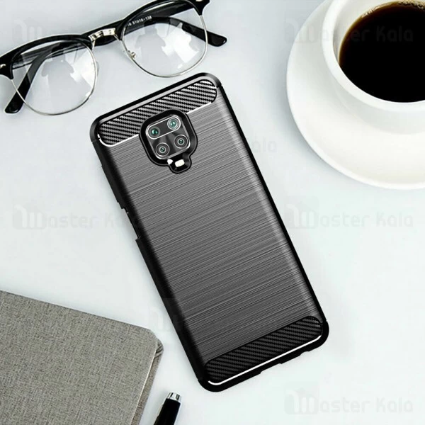 قاب محافظ ژله ای Xiaomi Redmi Note 9s / Note 9 Pro / Note 9 Pro Max Fiber Carbon Rugged Armor Case