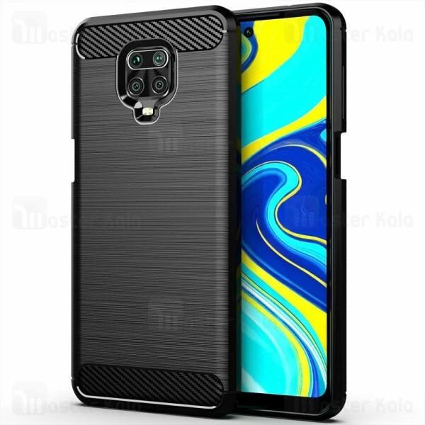 قاب محافظ ژله ای Xiaomi Redmi Note 9s / Note 9 Pro / Note 9 Pro Max Fiber Carbon Rugged Armor Case