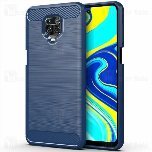 قاب محافظ ژله ای Xiaomi Redmi Note 9s / Note 9 Pro / Note 9 Pro Max Fiber Carbon Rugged Armor Case