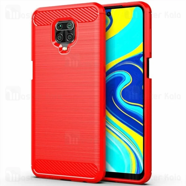 قاب محافظ ژله ای Xiaomi Redmi Note 9s / Note 9 Pro / Note 9 Pro Max Fiber Carbon Rugged Armor Case