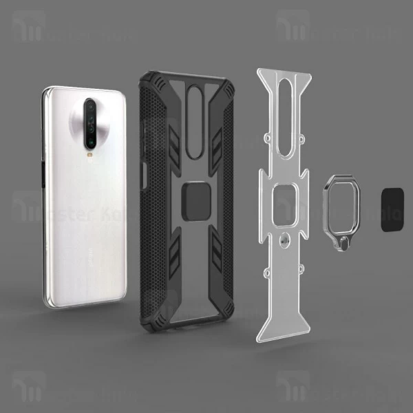 قاب Xiaomi Redmi K30 / Poco X2 Lenuo Armor Ring Holder Case