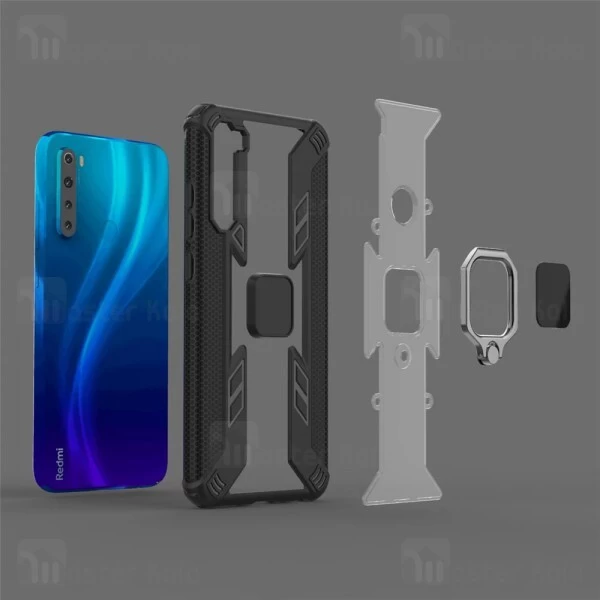 گارد محافظ انگشتی شیائومی Xiaomi Redmi Note 8T Lenuo Armor Ring