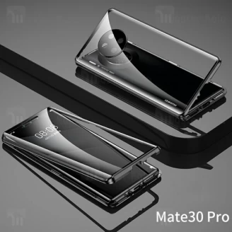 قاب مگنتی 360 درجه هواوی Huawei Mate 30 Pro Magnetic 3 in 1 Case دارای گلس صفحه و محافظ لنز