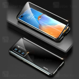 قاب مگنتی 360 درجه هواوی Huawei P40 Magnetic 3 in 1 Case دارای گلس صفحه و محافظ لنز