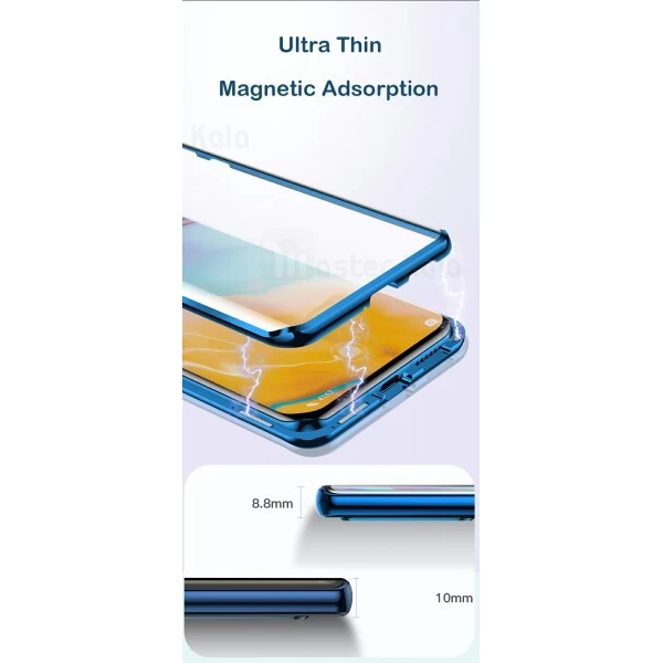 قاب آهنربایی Huawei P40 Pro Magnetic 3 in 1 Full Case