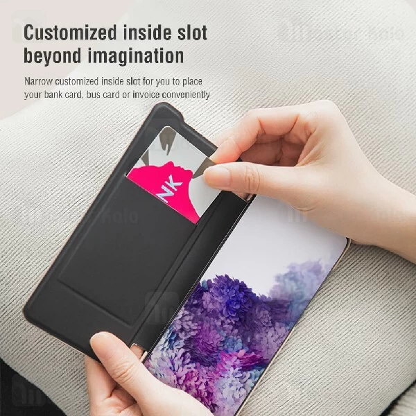 کیف چرمی نیلکین سامسونگ Samsung Galaxy S20 Plus Nillkin Ming Leather Case