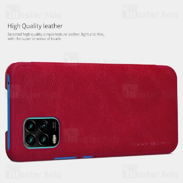 کیف چرمی نیلکین شیائومی Xiaomi Mi 10 Lite Nillkin Qin Leather Case